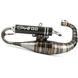 Schalldämpfer STAGE6 R1400 Race MK2 Kohlenstoff für MBK 50 Stunt