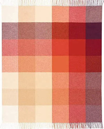 Plaid Various terra 130 x 170cm - Gemütliche Decke im trendigen Terra-Farbton, perfekt für dein Wohn- oder Schlafzimmer. Ideal zum Kuscheln auf der Couch oder als dekoratives Element.