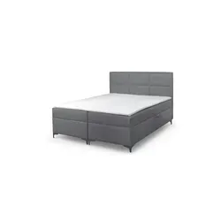 Boxbett mit Bettkasten ¦ grau ¦ Maße (cm): B: 120 H: 110