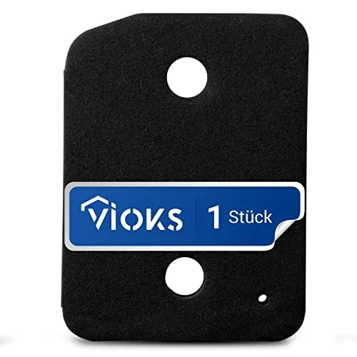 VIOKS Schaumfilter Ersatz für Мiele 9164761 Sockelfilter 207x155mm für Trockner & Filter für Wäschetrockner Wärmepumpentrockner T1 TWF TMM TKL TKG TCE TKR TDB Zubehör Ersatzteile