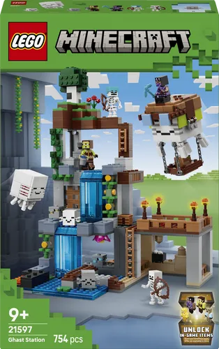 LEGO® Minecraft 21597 - Ghast-Station - Vollständiges LEGO Set mit 754 Teilen für Fans ab 9 Jahren. Erlebe spannende Abenteuer in der Minecraft-Welt. Ideal für kreative Bauprojekte und endlosen Spielspaß.