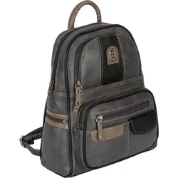 Cityrucksack Damenrucksack Tagesrucksack Stadt Rucksack Bagpack GRAU-TAN (15130)