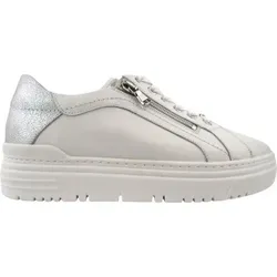 Waldläufer H-Tamira 717002-201-211 (7/snow silber) - Halbschuhe für Damen mit Recycling-Fußbett, ideal für lose Einlagen. Bequeme Plateau-Sohle und rutschhemmende Laufsohle bieten perfekten Komfort und Stil.