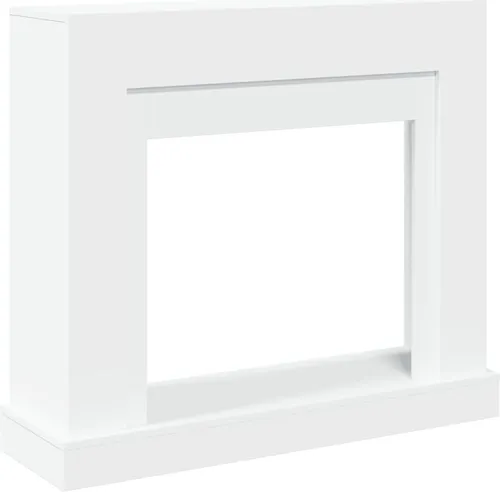 vidaXL Kaminumrandung in weiß von vidaXL