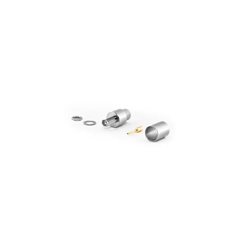SMA-Einbaubuchse für HDF400 Kabel, Crimp Version