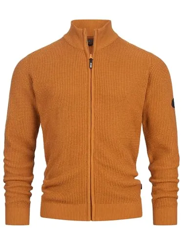 Indicode Sweatjacke INLayton in braun von INDICODE