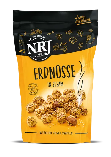 GOURVITA DE NRJ Erdnusskerne in Sesam geröstet 150g