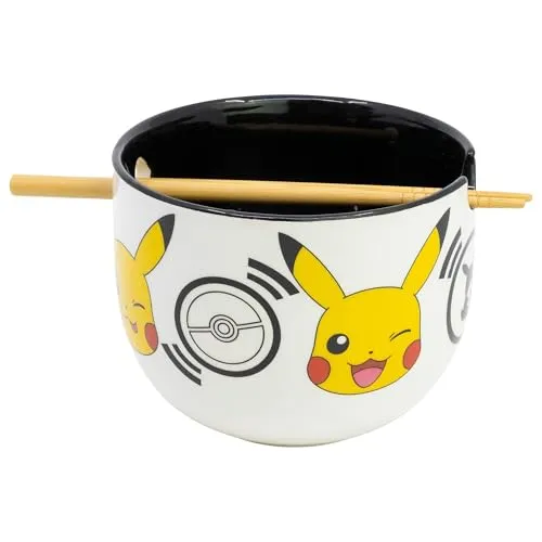 Ramenschale aus Keramik mit Stäbchen in Pokemon Geschenkbox