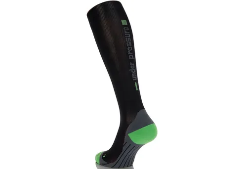 UNDER PRESSURE Competition - Sport-Kompressionsstrumpf - Kompressionsstrümpfe für Wettkampf und Training, bieten 20-22 mmHg Druck für mehr Energie, schnellere Regeneration und weniger Verletzungsrisiko. Hergestellt in Deutschland für optimale Belüftung und Komfort.