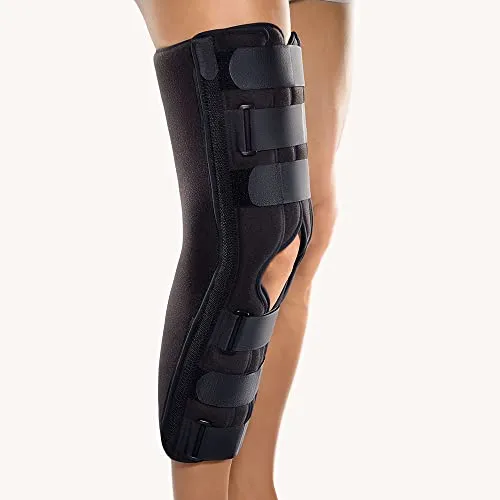 Bort Immob Schiene 20° 60 cm - Medizinische Schiene mit Patellaausspaarung, ideal zur Stabilisierung von Verletzungen und zur Unterstützung der Heilung.