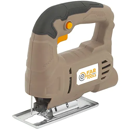 Fartools One JS 380 Stichsäge 380 Watt - Effiziente Stichsäge für präzise Schnitte in Holz, mit niedriger Vibrationsübertragung und verstellbarer Basis für Schrägschnitte bis 45°. Inklusive Klingen für sofortigen Einsatz.
