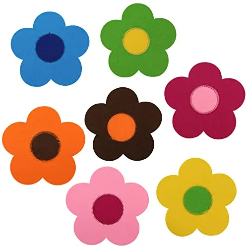 Pfannenschoner Filz Pfannenschutz, Stapelschutz für Pfannen, Töpfe, Schüsseln und noch mehr Küchenutensilien, 5 Stück in Ø 18cm, Topfschutz Pfannenstapelschutz Schutzmatte Anti-Rutsch Untersetzer