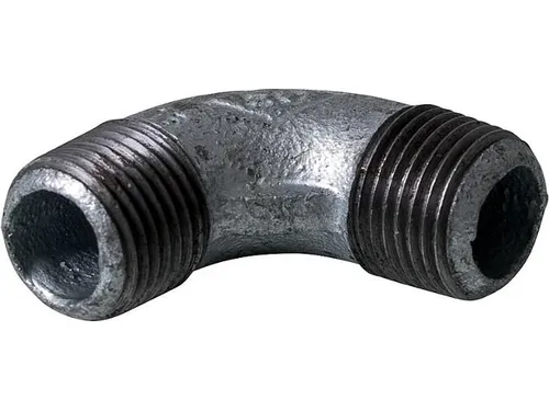 Tempergussfitting verzinkt Nr. 94 Winkel A/A 90° d = 1''