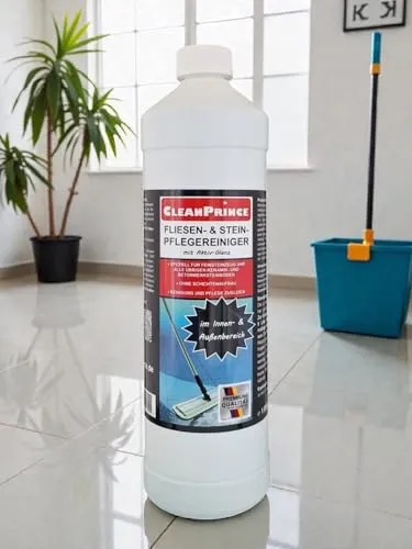CleanPrince Fliesen- und Stein Pflegereiniger 1000 ml Marmor Naturstein Feinsteinzeug Seife Glanz reinigen Reiniger Reinigung Böden Bodenreinigung Unterhaltsreinigung Steinboden