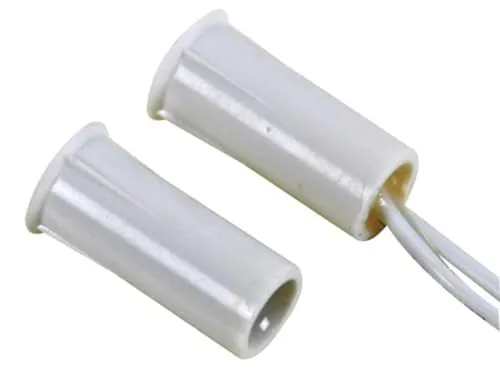 Velleman Magnetkontakt mit Reed-Schalter, NC, zur Installation in Fenster- und/oder Türrahmen, Drahtanschluss, weiß