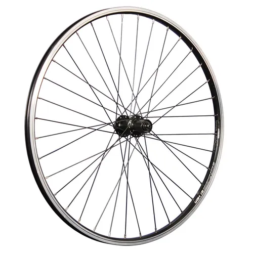 Zoll Fahrrad Hinterrad Hohlkammer Felge Shimano Disc / V-Brake 7-11 schwarz 26