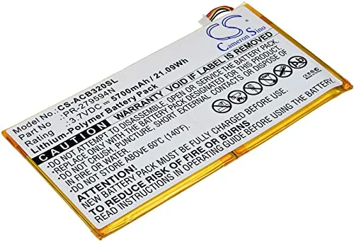 Akku für Tablet Acer A5008 (5-Pin-Stecker), 3,7V, Li-Polymer