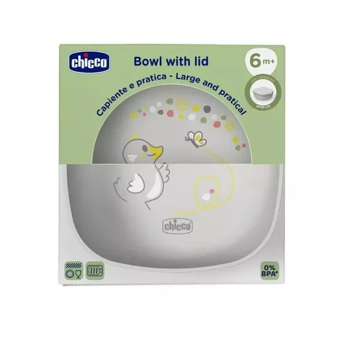 Miseczka z pokrywką szara 6m+ Chicco 8058664179206 in grau von Chicco