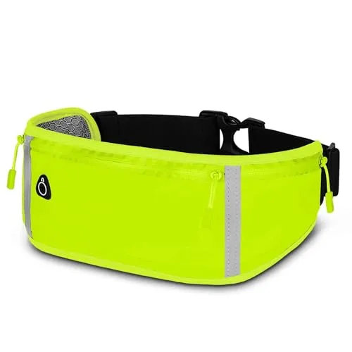 ONEFLOW Active Pro Laufgürtel für iPhone 16e – Atmungsaktive Bauchtasche für Sport - Praktischer Laufgürtel für iPhone 16e mit drei Fächern für Schlüssel und Karten. Wasserdicht und atmungsaktiv, bietet er höchsten Tragekomfort beim Joggen oder im Fitnessstudio.