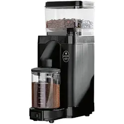 Moccamaster Kaffeemühle KM5 schwarz-matt - Kaffeemühle für präzises Mahlen, ideal für verschiedene Brühmethoden; mit langlebigen Stahlmahlscheiben und kraftvollem Motor für schnelles, leises Mahlen.