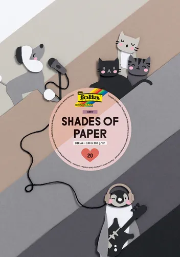 folia Tonpapier-/Fotokarton-Block 