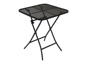 Gartentisch RIVO 60x60cm - Wetterfester Klapptisch - Bistrotisch für Innen- & Außenbereich, quadratisch und modern, ideal für bis zu 4 Personen, sofort einsatzbereit und pflegeleicht.