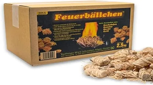 Feuerholz & Brennstoffe von Feuerbällchen