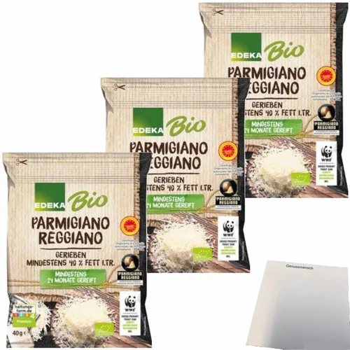 Edeka Parmigiano Reggiano 3er Pack 3x40g Packung usy Block