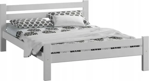 Massivholzbett 160x200 cm aus Kiefernholz – Stabil & Langlebig - Stylisches Massivholzbett 160x200 cm mit verstärkter Mittelstrebe. Ideal für jedes Schlafzimmer, bietet es hohe Stabilität und einfache Montage.