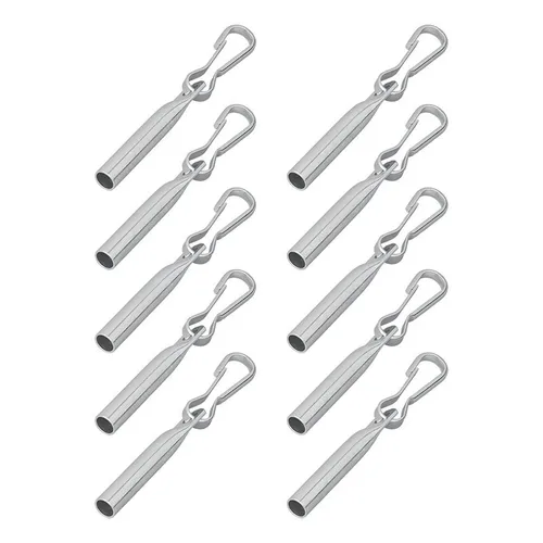 Seil Endverschluß Ø6 mm mit Simplexhaken - Set von 10 Stück