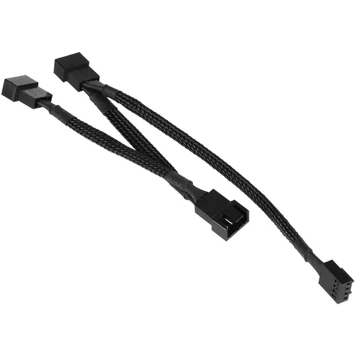Phobya 4Pin PWM auf 3x 4Pin PWM Verlängerung 40cm - Schwarz