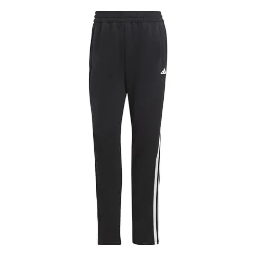 adidas Damen AEROREADY Train Essentials 3-Stripes Pants - Fitnesshosen mit AEROREADY-Technologie für ein trockenes Tragegefühl, elastischer Bund und praktische Taschen für optimalen Komfort beim Training.