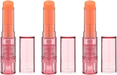 Catrice Lippenbalsam Care In Colours Lip Balm, 3-tlg., mit Shea- und Kakaobutter