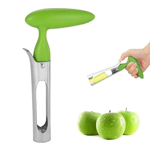 Apfelkernausstecher,Apfelentkerner Edelstahl,Apfelentkerner Apfelausstecher,Apfelstecher,Apfel Ausstechen,Entkerner Apfel,Premium Apfelentkerne,Apfelkernentferner,Aushöhler Tool,Fruchtentkerner