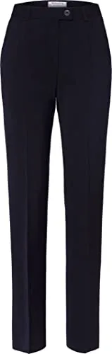 Raphaela by Brax Damen Slim Hose 10-8550, Silvia, Gr. W36/L30 (Herstellergröße: 46 Kurzgröße), Blau (Navy 20)