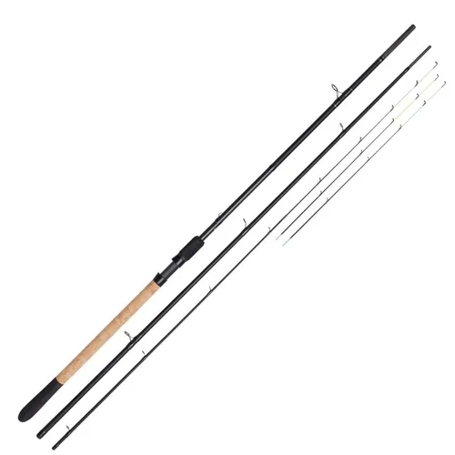 DAM Impulse-X Feeder 13Ft 3.90m 100-150g - Hochwertige Feederrute für Angler - Robuste 3-teilige Feederrute für Süßwasserangeln, ideal für den Fang von Aal, Barbe und Karpfen. Leicht und handlich mit einem Ködergewicht von 100-150 g.