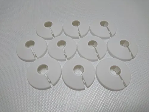 Flamco RV Plastik Rosette Abdeckrosette Klapprosette Heizkörper Rohrabdeckung (12) 10