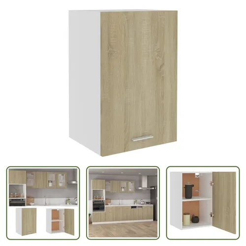 The Living Store Hängeschrank Sonoma-Eiche 39,5x31x60 cm
