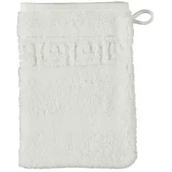 CaWö Waschlappen Noblesse 16 x 22 cm Baumwolle Weiß in weiß von CAWÖ