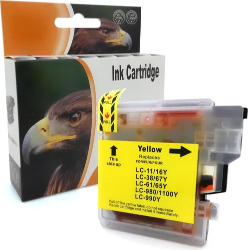 D&C Tintenpatronen kompatibel mit Brother LC-1100 Yellow