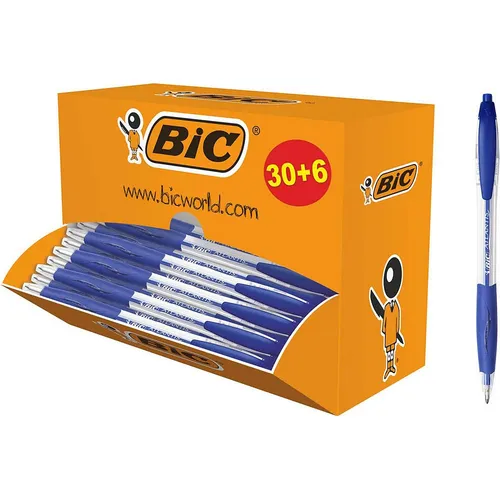 BIC Kugelschreiber ATLANTIS Classic blau/transparent in blau von BIC