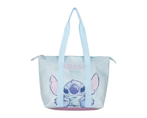 Disney Shopper Stitch Badetasche Strandtasche Shopper für Urlaub Freizeit und Alltag (Packung)