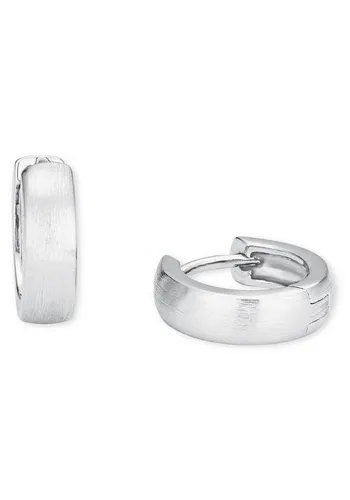 Amor Creolen 925 Sterling Silber Unisex Ohrschmuck in silber von Amor