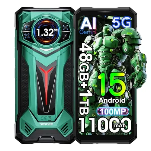 DOOGEE S200 Ultra 5G Outdoor Handy AI Smartphones Ohne Vertrag, Dimensity 7400, mit 1.32
