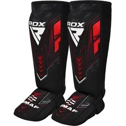 RDX Sports Schienbeinschutz RDX Neopren Schienbein-Spannschutz Rot – IMMAF Zugelassen rot XS