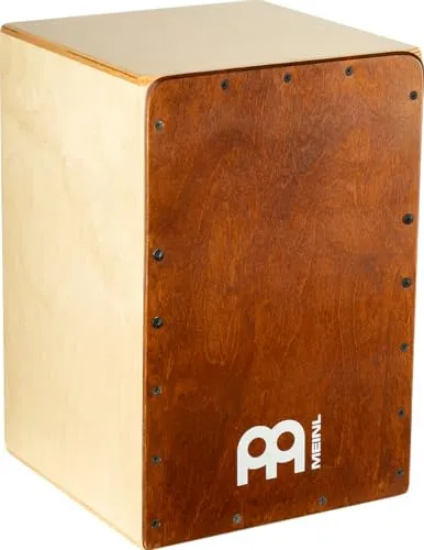 Meinl Snarecraft Cajon 80 Almond - Hochwertige Percussion für Musiker - Percussion Instrument mit 7-lagiger baltischer Birke, zwei Snareteppichen für fette Sounds und abgerundeten Ecken für ein komfortables Spielgefühl.