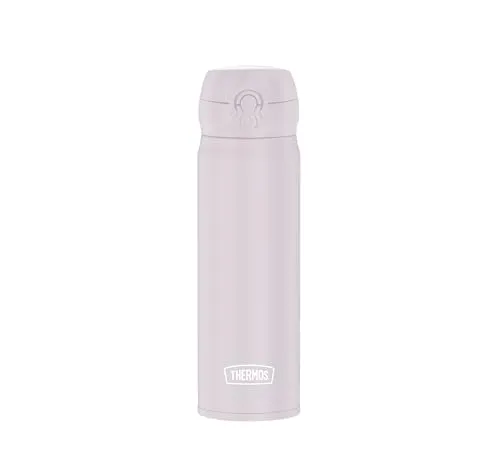 THERMOS ULTRALIGHT BOTTLE 0,50l - Soft Pink Mat - Thermobehälter aus leichtem Edelstahl, hält Getränke bis zu 10h heiß oder 24h kalt, absolut dicht mit Safety Lock für maximale Sicherheit.