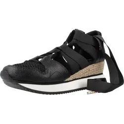 GIOSEPPO Damen Muir Sneaker, Schwarz, 37 EU - Damen-Sneaker mit Keilabsatz, ideal für Komfort und Stil, aus nachhaltigen Materialien mit zertifizierter Global Recycled Standard (GRS)