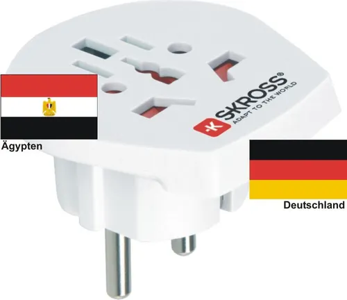 Reisestecker für Ägypten