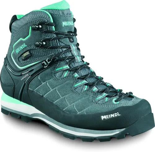 Meindl Litepeak Lady GTX - Leichter Wanderschuh in Anthrazit/Türkis, wasserdicht mit GORE-TEX und optimalem Tragekomfort